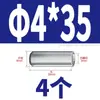 Acero Inoxidable 304 Rosca Interna Pasador Cilíndrico GB120 Pasador de Localización Pasador de Unión Rango Completo Pasador de Fijación 412*6X60