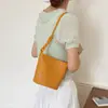 Bolso bandolera tejido con textura de moda para mujer, estilo coreano y japonés, bolso de hombro simple nuevo 2026 para el día a día