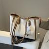 Bolso Transfronterizo de Gran Capacidad para Mujer 2024 Nuevo Otoño e Invierno Moda Versátil Bolso de Hombro para Viajero Textura de Alta Gama Bolso Tote