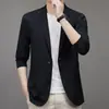 Jaqueta de Terno Masculina de Camada Única 2026, Blazer Casual Leve da Moda Tendência para Homens