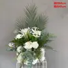 Corredor de Flores para Casamento Estilo Floresta, Canto das Flores, Flores Penduradas, Arranjo de Flores no Chão, Decoração de Fundo, Arte Floral para Casamento ao Ar Livre no Gramado