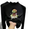 Nueva colección de otoño e invierno de capas base de forro polar para niños: Camisetas interiores de manga larga con cuello alto, cálidas y cómodas, para niñas pequeñas y niños pequeños