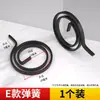Resorte redondo de retorno resorte plano doble vivo doble rápido cerradura de puerta antirrobo accesorios universales puerta antirrobo manija de puerta manija