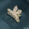 2025 Clip para Cola de Caballo Semi-Atada de Aleación Electrochapada Accesorios de Perlas Pasador Estilo Coreano Dulce Accesorio para el Cabello para Niñas