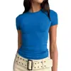 Camisa Casual Feminina Popular Europeia e Americana de Manga Longa para Primavera e Outono Cor Sólida Slim Fit Pulôver Top Roupas de Rua Femininas Camada Base
