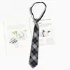 Corbata Azul Estilo Universitario jk Camisa Holgada Sin Golpes Accesorios Ropa Académica Rayada Japonesa Corbata de Lazo Mano Femenina Golpea Masculino dk