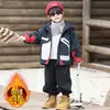 Chaqueta Gruesa con Forro Polar para Niños Otoño e Invierno 2026 Nueva Elegante Ropa de Calle para Bebés Chaqueta Camuflaje para Exteriores