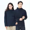 Jaqueta de Camada Única com Capuz Feminina Impermeável Roupa de Trabalho Camping ao Ar Livre Jaqueta Soft Shell Masculina À Prova de Vento Quente e à Prova de Chuva