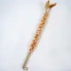 Juguetes para gatos ratón de lino palo de madera juguete teaser para gatos interactivo de mano suministros para gatos fábrica