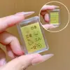 Shuibeizujin 999 Adesivo para Celular Princesa Por Favor Enriqueça Adesivo Dourado 2Mg Enriqueça da Noite para o Dia Cartão Dourado Adesivo para Geladeira