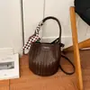 Otoño 2026 Nuevo Bolso de Mujer Moda Casual Bolso Cubo Tendencia Bolso Madre-Hijo Cesta Requisitos Bolso de Hombro Único Cruzado