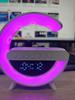 Alto-falante Bluetooth G3401mini novo transfronteiriço pequeno G, despertador com carregamento sem fio, luz de atmosfera, alto-falante Bluetooth multifuncional