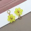 Contas Coloridas a Vácuo para Conservar a Cor Flor de Cristal Margarida Pingente Brincos Criativos DIY Puros Feitos à Mão Acessórios de Pérola de Imitação