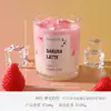 Cera de Gel vertida a mano Rodajas de Cera para Aromaterapia en Forma Cilíndrica con Temática de Café Helado, Personalizables con Logo, Exclusivamente para Ventas Transfronterizas