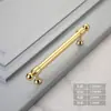 Manija de Aleación de Aluminio Color Cobre Puerta de Armario Moderna Simple Minimalista Cajón Puerta de Gabinete Manija Pequeña Dorada Agujero Único