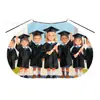 Disfraces Hechos a Medida de Fábrica para la Temporada de Graduación, Capas de Desempeño Estampadas, Disfraces de Sombrero de Licenciatura de Dibujos Animados, Capas