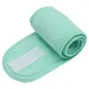 Faixa de Cabeça com Fita Mágica Estilo Europeu e Americano, Faixa para Cabelo Spa Maquiagem para Mulheres, Lenço Esportivo Absorvente de Suor Respirável, Faixa de Cabeça Pós-Parto, Acessório de Cabelo de Tricô
