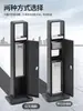 Columna cenicero vertical de acero inoxidable, Extintor de humo negro de pie, Recolector de ceniza para colillas de cigarro, Papelera para extinguir humo en exteriores
