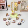 Nueva Serie de Osos Lindos y Relajados Dibujos Animados Creativos Clips con Forma de Trasero para Diario, Almacenamiento y Decoración al por Mayor