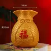 Saco da Sorte Flores Secas Enfeites Vaso Sala de Estar Arranjo de Flores Espigas de Trigo Saco de Dinheiro Bouquet de Flor de Cevada Decorações Vaso de Luxo Leve