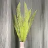 Enfeites de Plantas Verdes Falsas, Plantas Simuladas, Paisagismo, Arbustos de Grama, Montes de Feno, Decoração Suave para Lojas de Roupas, Folhas de Samambaia Pequenas de Grama, Fundo para Fotos Arte Floral