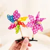 Pinza para el pelo de molinillo de viento creativa, lindo artefacto, escanea el código, actividad promocional en el suelo, pequeño regalo, regalo de regreso a clases para jardín de infantes, premio práctico