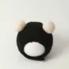 Gorro de Lana Gruesa para Bebé de Otoño e Invierno Estilo Coreano Lindo Gorro de Felpa con Protección para las Orejas Unisex para Niños Cálido Gorro de Punto Pullover