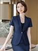 Traje Profesional Qigu Niang para Mujer Primavera y Verano Nuevo Ocio Viajero Ropa de Trabajo Chaqueta de Traje Pequeño de Alto Sentido
