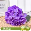 Flores artificiais de hortênsia de haste única, base de cor de hortênsia, hortênsia grande para decorações de casamento, flores artificiais no atacado para arranjos florais e paisagismo