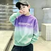Sudadera Degradada para Niños 2026 Nueva Moda Estampada Cuello Redondo Pulóver Manga Larga Estilo Coreano Top para Niños Mayores