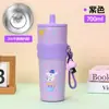 Taza de Agua Portátil de Gran Capacidad con Correa para Llevar, Portavasos para Coche, Taza Termo de Acero Inoxidable 316, Taza de Hielo Creativa, Venta al por Mayor