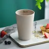 Taza de Agua Simple de Paja de Trigo de 15 cm Taza de Té Estudiante Creativo Taza de Leche Taza de Gran Capacidad Taza Gruesa para Pareja Taza de Café