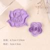 Etiqueta de bordado Acessórios de vestuário Rose Plum Blossom Cloth Label Hand Account DIY Self-Paste Down Jacket Patch Bordado Pano Patch