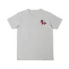 Camiseta Blanca Elegante de Manga Corta con Estampado de Ponis para Mujer, Estilo Ins de Verano, Corte Holgado, Camiseta Interior Adelgazante Oversize, Camiseta Base