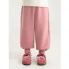 Pantalones Jogger Cortavientos para Niñas Wulibu Otoño Nuevo Térmicos de Felpa Pantalones de Chándal de Moda Casual para Niñas