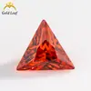 3x 3 ~ 12x 12mm 5A triángulo ángulo recto circonita de color colección Wuzhou gema artificial piedra desnuda venta al por mayor
