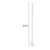 Palito de Aço Inoxidável 304 Palito de Metal terno Bebida de Chá com Leite Copo de Água Reutilizável Tubo Reto Tubo Reto Curvo