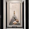 Ventas Directas de Fábrica Fu Lu Yu Sheng mural simple para pasillo moderno lujo ligero sala de estar de alta gama pasillo pasillo pintura decorativa