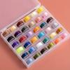 Hilo especial para máquinas de coser domésticas, hilo de coser de bobina pequeña, hilo de coser, aguja e hilo para ropa cosida a mano, multicolor