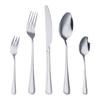 Venta al por mayor del fabricante Juego de cubiertos de acero inoxidable para cuchillo, tenedor y cuchara Vajilla occidental Cuchillo y tenedor para filete Cuchara de postre Se puede imprimir con logotipo