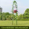 Arco de Ferro suporte de flores suporte para trepadeiras suporte simples para caminho suporte para roseira vinha bucha pepino rosa jardim de rosas