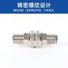 Conector Rápido Hidráulico Tq Presión de Aceite Auto-Bloqueo Rosca Externa 22*1.5 0kg Conector Rápido de Alta Presión Auto-Bloqueo
