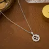 Aretes Pendientes Redondos Nuevos Transfronterizos de Acero de Titanio Estilo Callejero Europeo y Americano Acero Inoxidable para Hombre y Mujer Joyería de Diamantes Árbol de la Vida