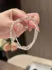 Pulsera Doble Capa Shijia Perla Brillante con Diamantes de Cuerpo Entero para Mujer, Diseño Único de Nicho, Apilable, Gama Alta, Lujo Ligero, Joyería Elegante