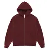 Ropa Europea y Americana para Niños Marca de Moda Maillard 350g Forrada de Polar Gruesa con Cremallera Sudadera con Capucha Sudadera Chaqueta Tops para Niños y Niñas