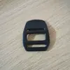 Suministro de fábrica diámetro interior 25 mm hebilla de pantalla de aluminio de aviación negra para electroforesis herrajes para equipaje hebilla para mochila escolar