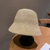 Chapéu de Palha Feminino Fresco Estilo Coreano Fashionável Combina com Tudo Estilo Japonês Chapéu de Praia com Aba para Proteger do Sol Verão Fino Cobrindo o Rosto Chapéu de Pescador Tecido