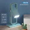Luminária de mesa quadrada simples criativa para quarto de dormir, luminária de parede lateral de cama, personalizada para quarto de criança, luz de preenchimento, decoração LED, escrita, dormitório