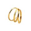 Anillo para el dedo índice Sansheng III para mujer de Acero de Titanio Extremadamente Fino Brillo Almohadilla Pequeña Ins Anillo de Cola de Moda para Pareja