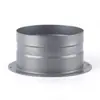 Adaptador de Duto para Sistema de Ar Fresco Quadrado para Redondo Flange de Metal Angulado Entrada e Saída de Duto de Coifa